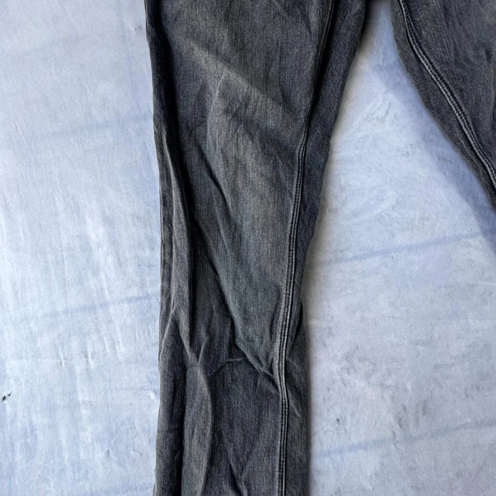 Volcom Vorta Slim Straight Jeans Men's 30 Gray Denim Zip Fly Streetwear Classic